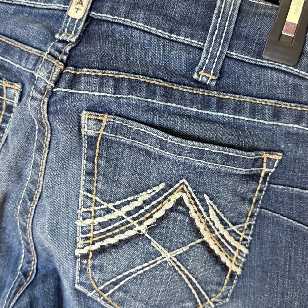 Ariat Dark Blue Women's Flare Jeans - Picture 2 of 5